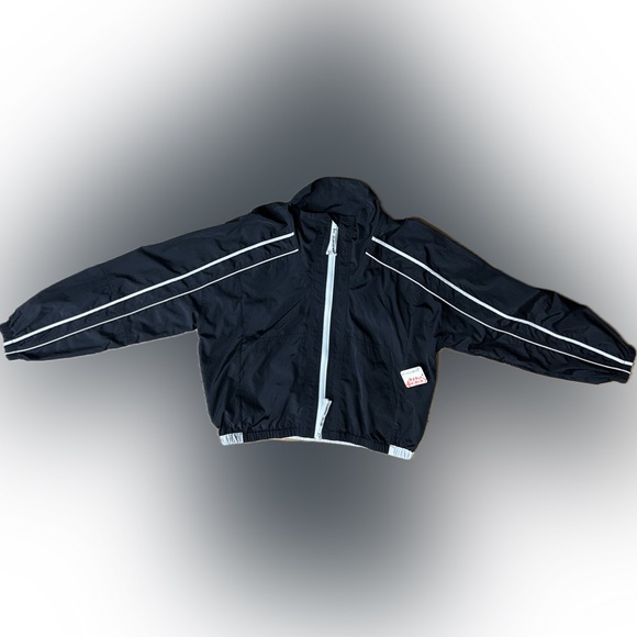 NWT FP Movement SZ M black/white dual direction, zip front jacket w/pockets. - Picture 10 of 14